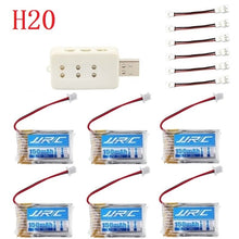 Original JJRC H20 battery 3.7V 150mAh For JJRC H20 Syma S8 M67 U839 RC Quadcopter Parts 3.7V Lipo Battery and Charger (6 IN 1)