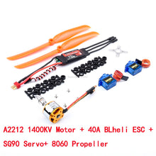 A2212 2212 2200KV / 1400KV Brushless Motor 30A / 40A / 40A BLheli ESC SG90 9G Micro Servo for RC Fixed Wing Plane Helicopter