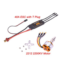 A2212 2212 1400KV / 2200KV Brushless Motor 40A ESC 6035 / 8060 Propeller SG90 9G Micro Servo for RC Fixed Wing Plane Helicopter