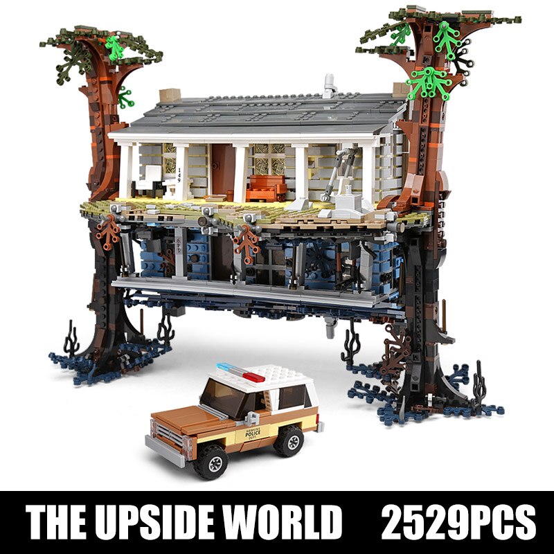25010 Creative Toys Compatible With Legoing 75810 The Upside Down Building Blocks Bricks Kids Christmas Gifts Assembly Toys Kits