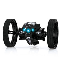 RC Car Remote Control Bounce Car 2.4G Jumping Car with Flexible Wheel Rotation LED Night Lights RC Robot Car for Boy Gift Toy