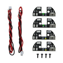 4pcs 5V LED Night Navigation Light High Power Light Rack LED Board with Cable for FPV Quadcopter F330 F450 F550 RC Drone