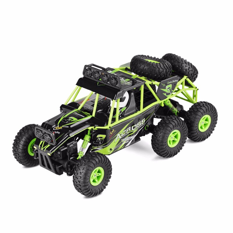 2019 The New Wltoys 18628 rc car 1:18 six-wheel drive climbing car 2.4G remote control big foot off-road vehicle large size 38cm