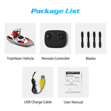 3 In 1 RC Drone Boat Car Water Ground Air Mode Three Modes Headless Mode Altitude Hold RC Helicopters Toys For Kids