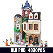 City Street Building Toys The Legoing MOC Old Town Pub Set Assembly Model Kids Christmas Toys Gifts Building Blocks Bricks Kits