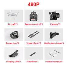 RC Helicopter Foldable Drone WIFI FPV With ESC Camera 4K HD 1080P RC Drone Four-Axis Aerial Remote Control Quadcopter Aircraft