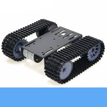 TP101 Metal Smart Crawler Robot Tank Chassis Kit With 33GB-520 12V DC Motor Aluminum Alloy Panel DIY For Arduino Toy