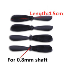 45mm 4.5cm 0.8mm 45*0.8mm 4.2cm Props Propeller Blades Rotors R/C Toys Drone Quadcopter Rc Spare Parts Accessories