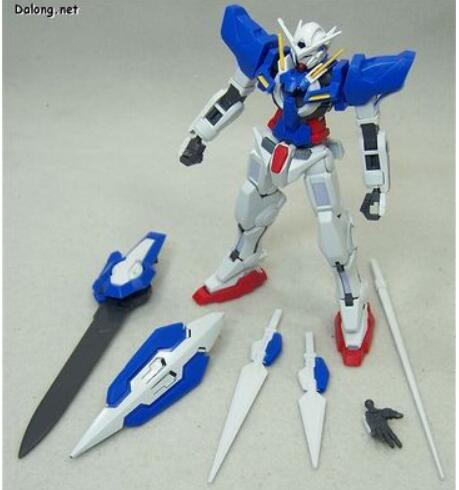 GAOGAO Gundam Model MG 1/144 Justice Freedom 00 Destiny Armor Unchained Mobile Suit Kids Toys With Holder