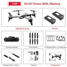 SG106 WiFi FPV RC Drone with 720P or 1080P or 4K HD Dual Camera Optical Flow Aerial Video RC Quadcopter for Toys Kid RC Dron