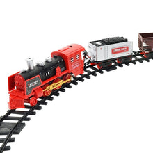 FARFEJI Red Remote Controlled Train Electric Rc Train Remote Toys For Children Wooden Tracks Rc Train Remote Control