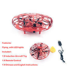 Mini Drone UFO Sensor Gyro Toy Personality Especially Creative Added Interest Kids Rechargeable Induction Lighting Toys Gift