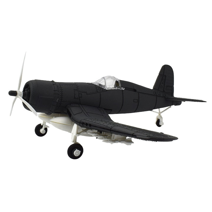 1 PCS Assembly Aircraft Model Kit Toys for Boys Military F4U Corsair Fighter 4D Model DIY Building Blocks Educational Toy Gifts