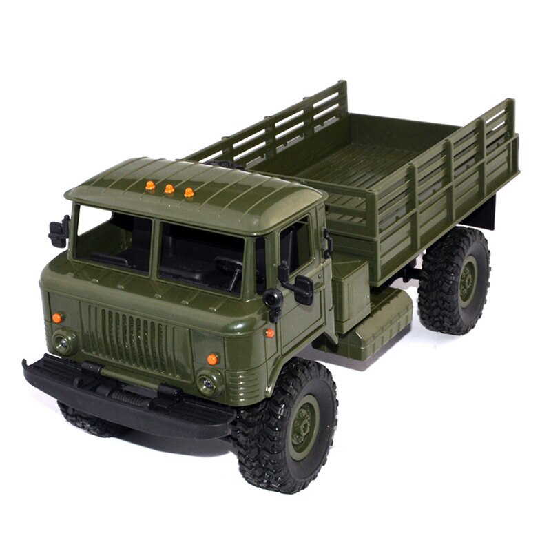 Kids Gift WPL B-24 1: 16 RTR 2.4G Military RC Car 4 WD Remote Control Crawler Kids Toys Birthday Gift