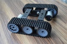 Mini TP100 Aluminum Alloy Tank Robot Chassis Caterpillar Platform With 12V 350rpm Motor DIY Arduino Unassembled Kit