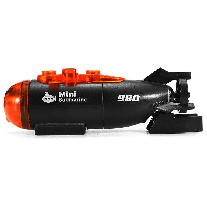 Mini Micro-Radio Remote Control RC Submarine Ship Boat With Led Light Toy Gift