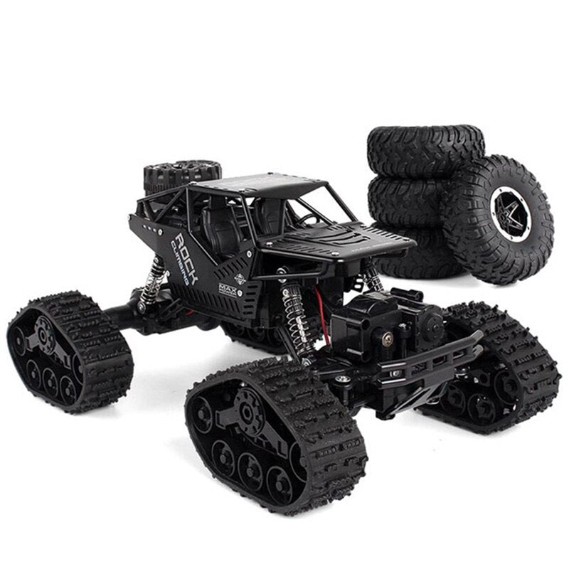 Electric Rc Car Rock Crawler Remote Control Toys Change Track Tire Radio-Controlled Cars Gifts Toys For Boys Rc Crawler Wheel