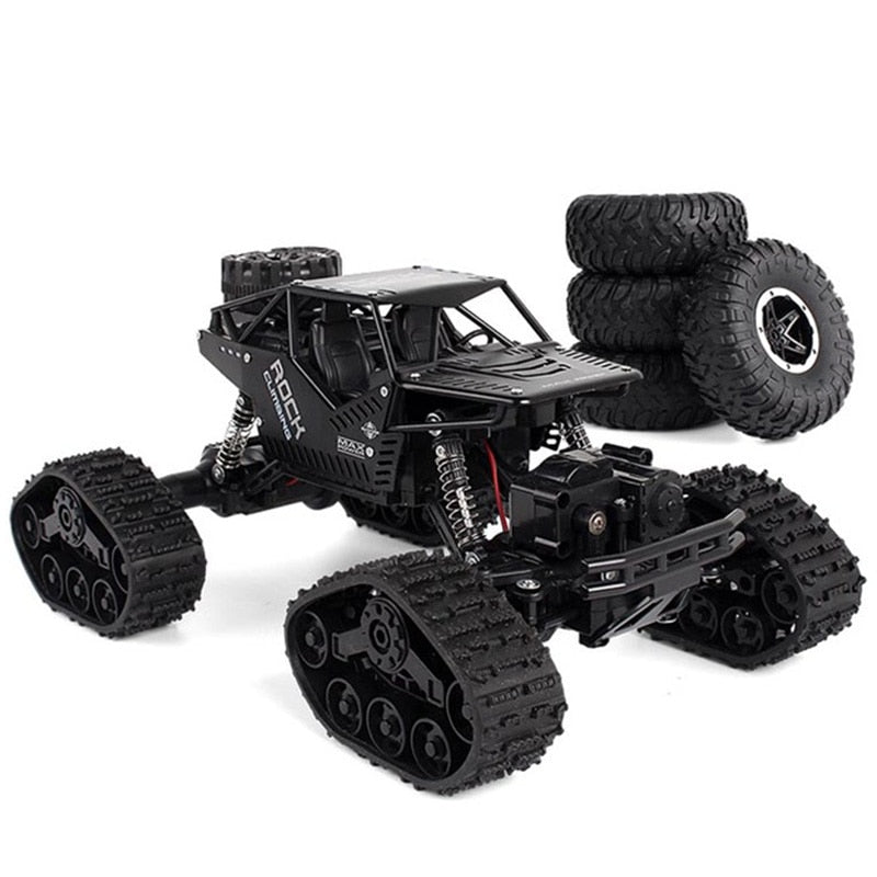 Electric Rc Car Rock Crawler Remote Control Toys Change Track Tire Radio-Controlled Cars Gifts Toys For Boys Rc Crawler Wheel