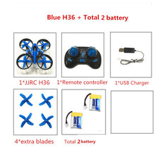RC Helicopter JJRC H36 Mini Drone 2.4GHz 6-Axis Gyro Headless Mode One Key Return RC Quadcopter VS JJRC H8 Mini H20 Dron