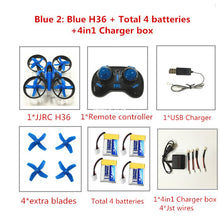 Newest Mini Drone JJRC H36 6 Axis RC Micro Quadcopters With Headless Mode Drones One Key Return RC Helicopter Vs JJRC H8 Dron