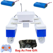Professional Outside Fishing Electric RC Bait Boat Double Body Folding 500M 1.5KG Wireless Automatic Feeding Remote Control Boat