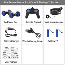 LH-C019S Remote Control Stunt Car Gesture Sensor Control RC Car Off-Road Vehicle Double Side Driving Stunt Car for Kids
