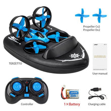 JJRC H36F H36 3 in 1 mini Drone Boat Car Water Ground Air Mode 3-mode Altitude Hold Headless Mode RC Quadcopter Helicopters Toys