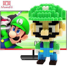MUMUELI Mini Assembly DIY Anime Game Figure Cute 3D Building Model Kit Blocks for Children Kids Resin Toys Collection DTSET-5