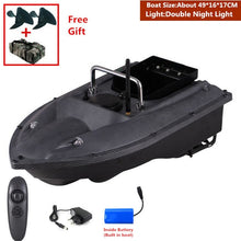 New Function Fixed Speed Cruise Remote Control Fishing Finder Boat 1.5KG 500M Dual Night Light Lure Fishing Smart RC Bait Boat