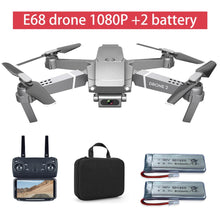 New E68 WIFI FPV Mini Drone With Wide Angle HD 4K 1080P Camera Hight Hold Mode RC Foldable Quadcopter Dron Gift