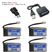 Original JJRC H56 battery 3.7V 300mAh For JJRC H56 T2G Drone Battery for RC Quadcopter Spare Part Lipo Battery and Charger 5in1