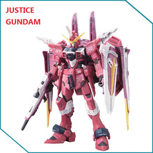 Japaness Bandai Original Gundam HG 1/144 Freedom Destroy SEED Model ZGMF-X10A Justice Armor Unchained Mobile Suit Kids Toys