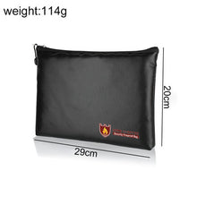 Portable Fireproof & Waterproof Document Envelope File Folder Cash Pouch Fireproof Money Bag Lipo Safe Bag for Home Office S/M/L