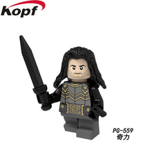 PG8160 Building Blocks Assemble Kits Sam Figures Lord Rings TV Drama Series Aragon Action Frodo Bricks For kids education Toys