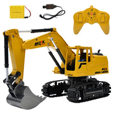 RC excavator toys RC toy Auto Lift Engineering car Dumper Tilting Cart Tip Lorry tractor Crawler Digger Model brinquedos