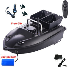 Double hopper 500M Distance Double LED Night Light RC Fishing Bait Boat Fixed speed Cruise Automatic Feed Fishing Bait Boat Toy
