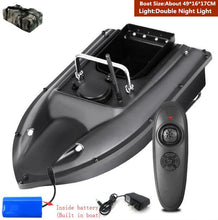 Free Bag Fixed Speed Cruise Function Remote Control RC Fishing Bait Boat 2 Motors 500M RC Nest boat finder With Dual Night Light