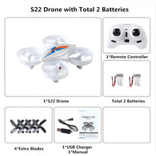 Mini Drone Headless Mode Quadcopter 6-Axis Gyro Quadrocopter 2.4GHz Drones Remote Control RC Helicopter VS H36 E010 Dron