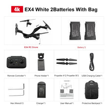 Eachine EX4 5G WIFI 1.2KM FPV GPS With 4K HD Camera 3-Axis Stable Gimbal 25 Mins Flight Time RC Drone Quadcopter RTF VS X12