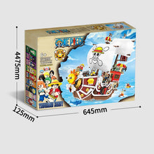ONE PIECE The THOUSAND SUNNY Pirate Ship Japan Anime compatible legoingly Brick Building Blocks Figure Toys For Kids Gift