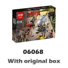 241pcs Ninja Piranha Attack Mech Rickshaw Shark Army Thug 10797 Model Building Blocks Assemble Bricks Compatible With Lago