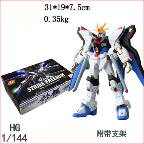 Anime Gaogao Model 1/144 Mobile Suit Strike freedom gundam model assembled Robot action figure gift toys for children