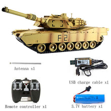 Rechargeable Remote Control Tank 40CM Camouflage RC Tank 1/20 9CH 27Mhz Infrared Electric Toys For Children Boys Birthday Gifts