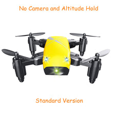 S9HW Mini Drone With Camera S9 No Camera RC Quadcopter Foldable Drones Altitude Hold RC Quadcopter WiFi FPV Pocket Dron VS CX10W
