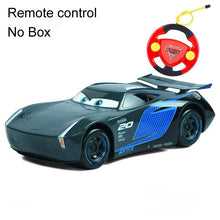 Original Disney Pixar Cars 22cm Remote Control Lighting McQueen Cars Jackson Storm Car Cruz Ramirez for Toys Kids Birthdays Gift