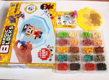 1200beads Water Droplets Bead Toy accessory kit Particles Magic Pixel Blocks DIY Handmade Assembled Spell Plug Gift for Children