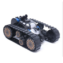 360° Rotation Double Sided Track Stunt Deformation Remote Control Tank Wired remote control LED Lighting and Music