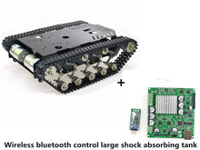 15KG Load Large Metal Smart Shock-Absorbing RC Robot Tank Chassis + Wireless WiFi/ Bluetooth/ Handle Control Kit DIY For Arduino