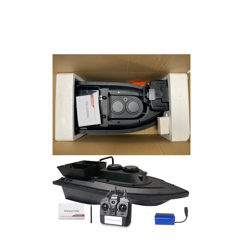 New D11 Fishing Tool Smart RC Bait Boat Boy Toys Dual Motor Fish Finder Ship Boat Remote Control 500m Fishing Boats Speed Boat