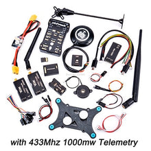 Pixhawk PX4 PIX 2.4.8 32 Bit Flight Controller + 433 / 915 Telemetry+M8N GPS+Minim OSD+PM+Safety Switch+Buzzer+PPM+I2C+ 4G SD
